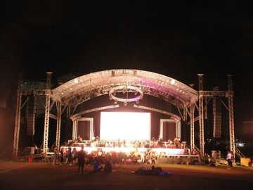 16m Span Outdoor Aluminum  Stage  Truss For Concert Truss , Corrosion Resistance