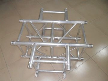 Silver Color 30*30CM Perfect Design Spigot 90 Degree Aluminum Truss Coupler Triangle With 3 Sides