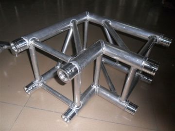 Silver Color 30*30CM Perfect Design Spigot 90 Degree Aluminum Truss Coupler Triangle With 3 Sides