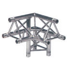 Silver Color 30*30CM Perfect Design Spigot 90 Degree Aluminum Truss Coupler Triangle With 3 Sides